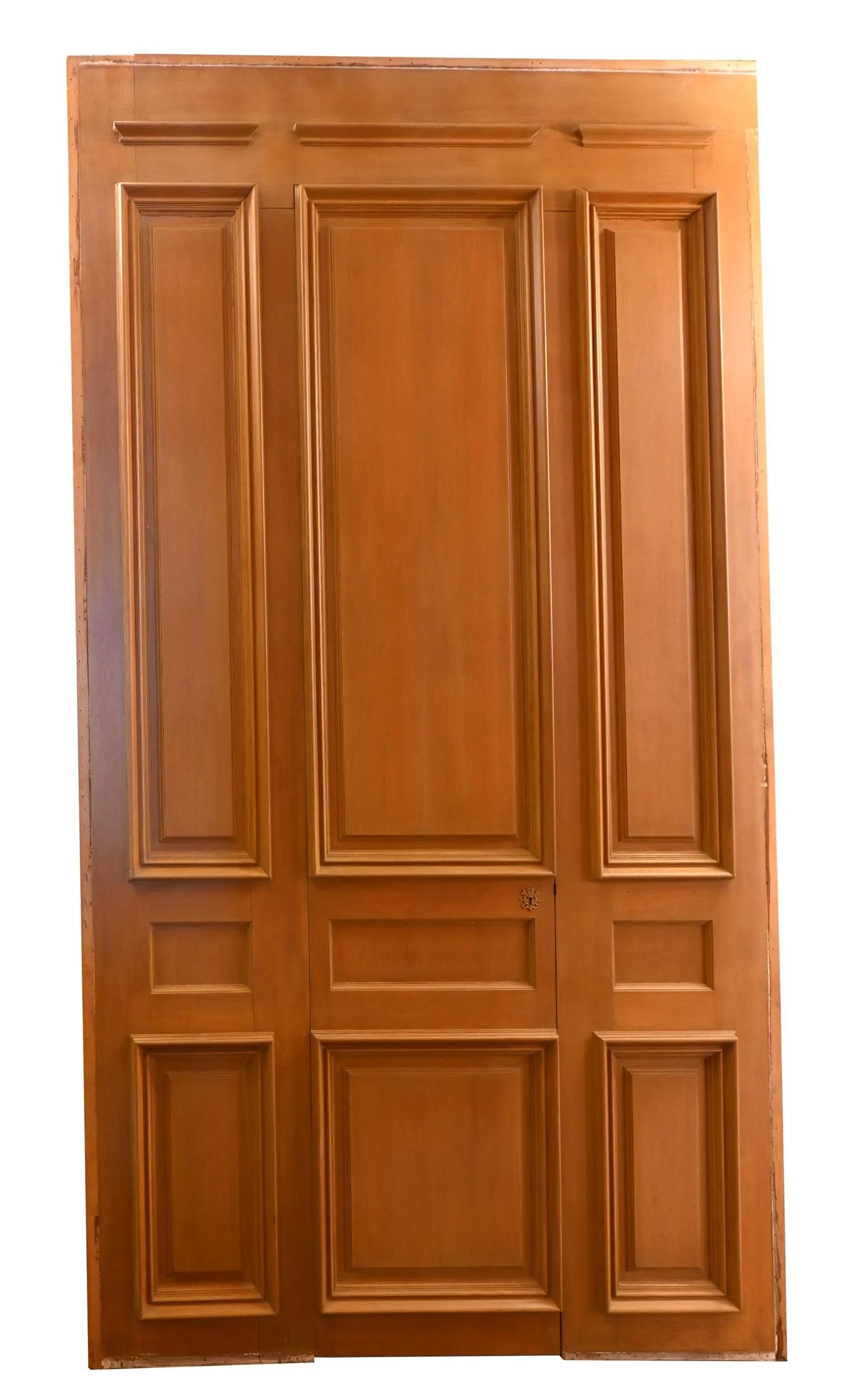 doug fir 5 panel pocket door set — Architectural Antiques